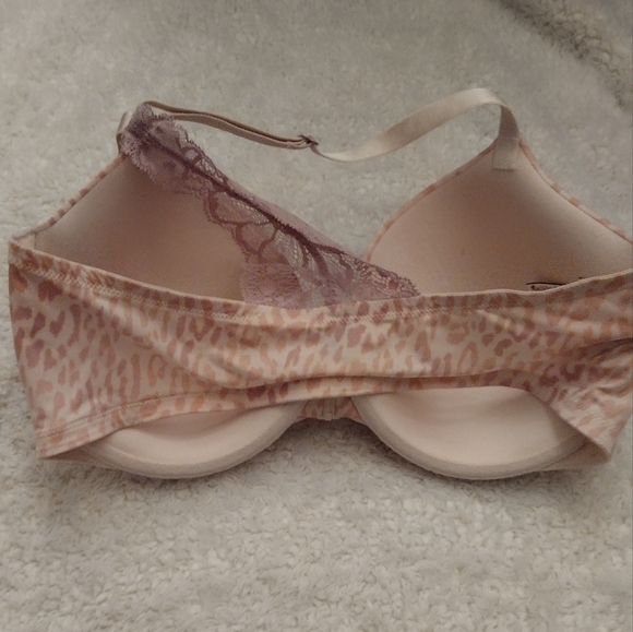 Victoria's Secret Animal Print Racerback Demi Bra 36DD NWOT - Picture 3 of 4